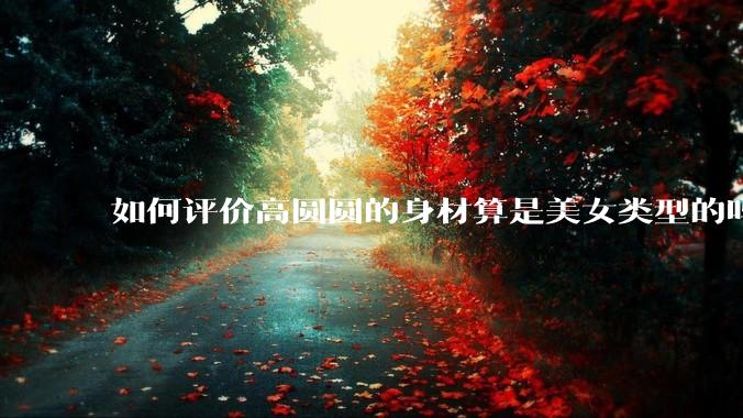 如何评价高圆圆的身材算是美女类型的吗？