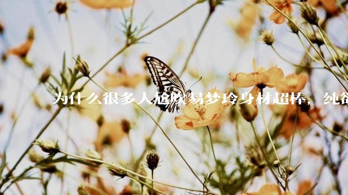 为什么很多人尬吹易梦玲身材超棒，纯欲天花板？